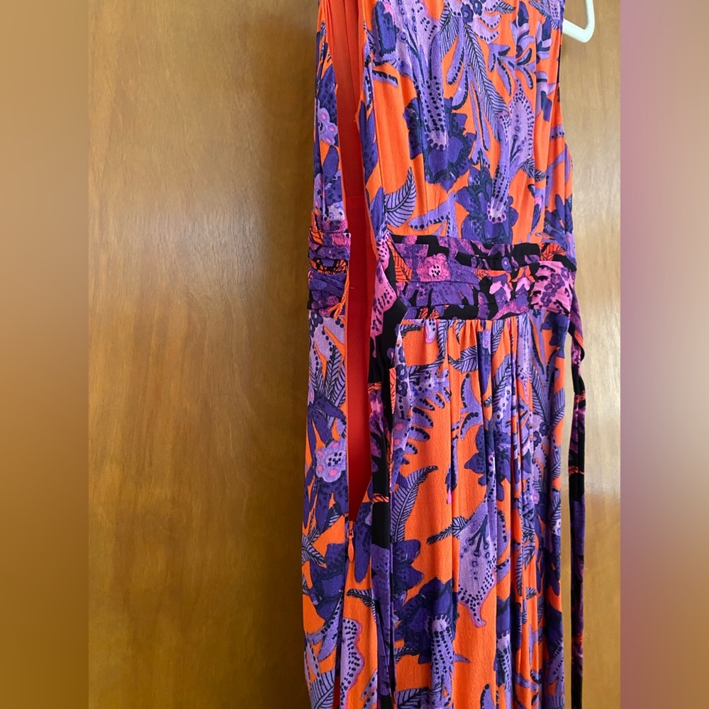 NWT Anthro Maxi Dress sz 0 - Picture 5 of 8